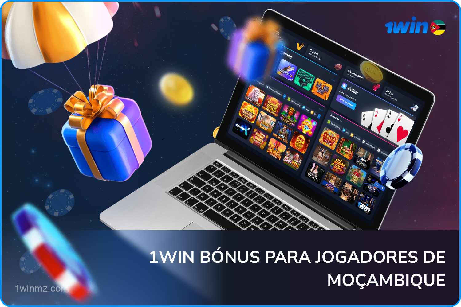 Um grande número de bónus e promoções estão disponíveis para os jogadores do casino 1win em Moçambique, o que irá melhorar agradavelmente a experiência de jogo